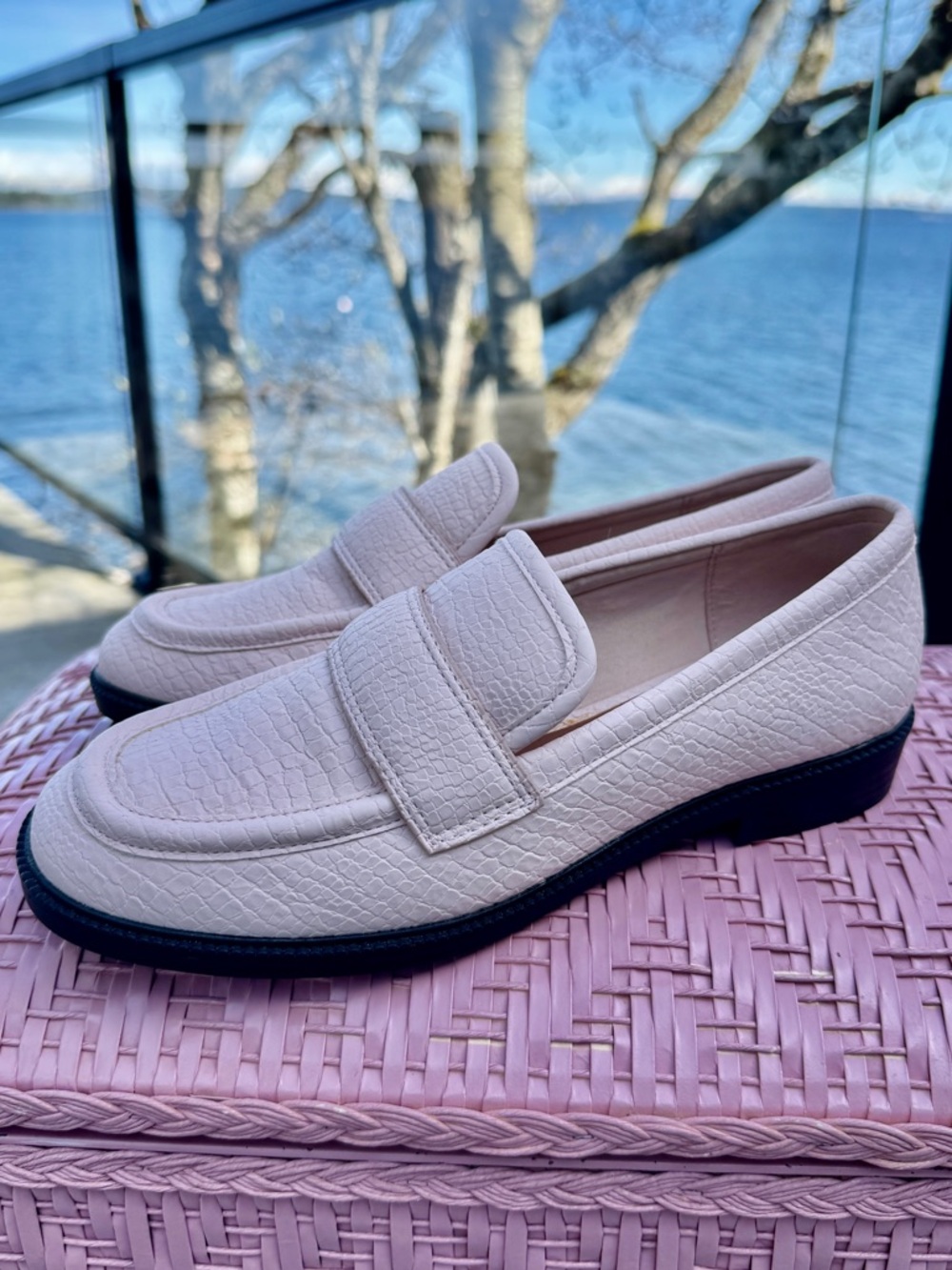 Call It Spring Light Baby Pink Loafers Size 6.5 37